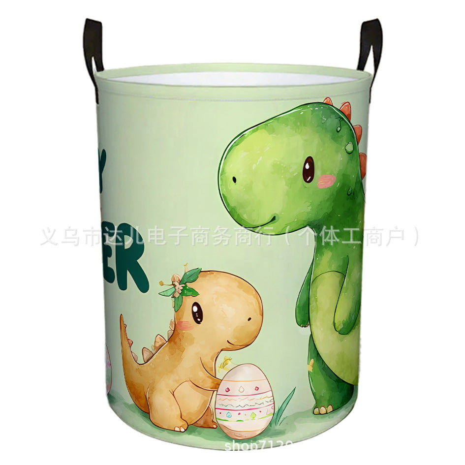 Amazon's Best-Selling Cross-Border Product, Four-Season Dirty Laundry Basket for Home and Dormitory, Foldable Round Dirty Laundry Basket, Large Storage Basket