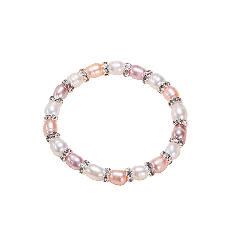 Children's Bracelet Female Princess Beaded Cartoon Children Girl Baby  Student Freshwater Pearl Accessories