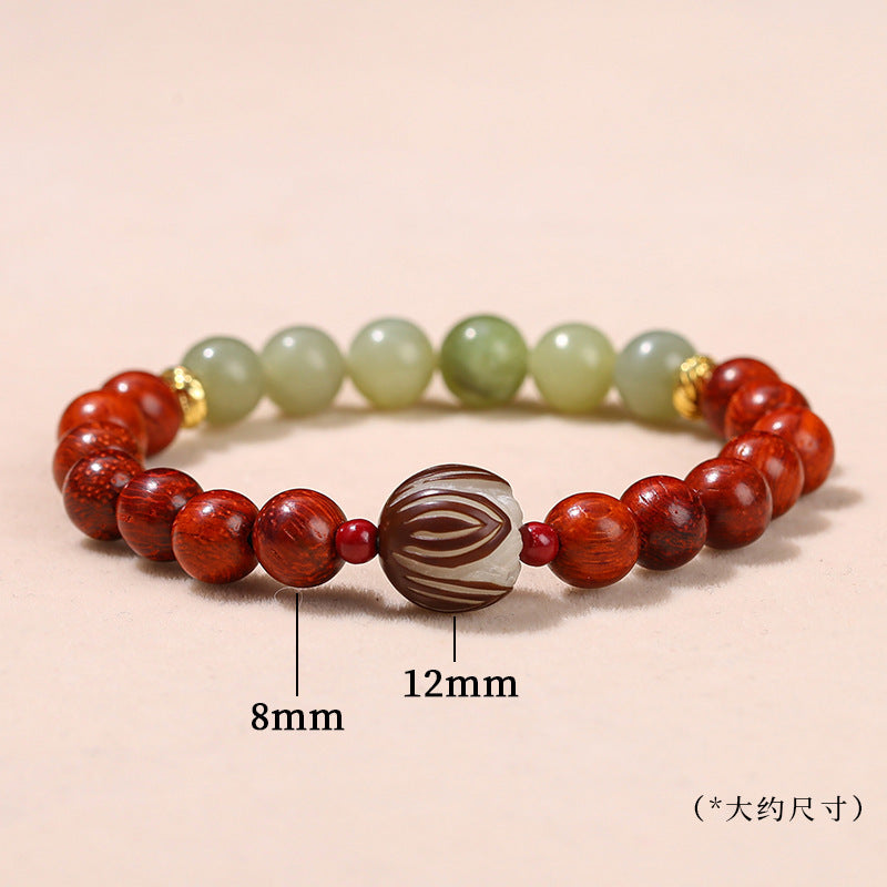 Jingdong Jewelry Natural Crystal Bracelet Jade New Chinese Style Fresh Tassel Bracelet for Girls and Best Friends Agate Bracelet