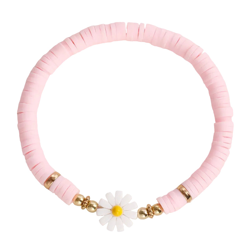 Beach Daisy Soft Pottery Flower Colorful Bracelet Casual Accessories Hand Jewelry