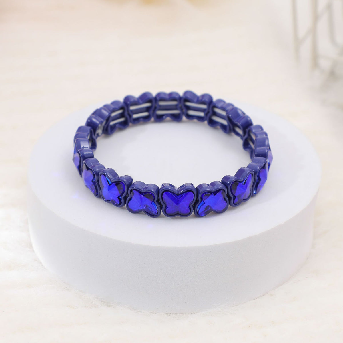 Colorful Candy Dopamine Bracelet for Women, Fresh Butterfly Alloy Bracelet DIY Manufacturer Wholesale