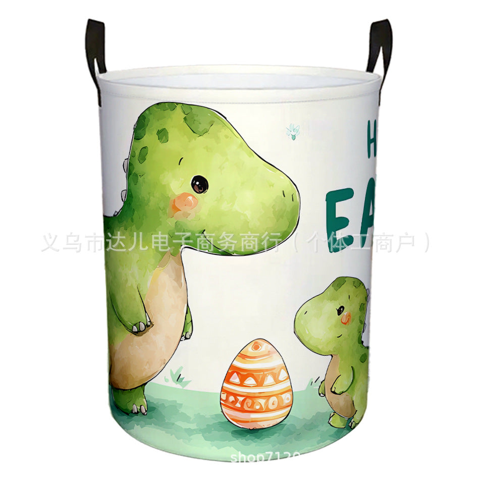 Amazon's Best-Selling Cross-Border Product, Four-Season Dirty Laundry Basket for Home and Dormitory, Foldable Round Dirty Laundry Basket, Large Storage Basket