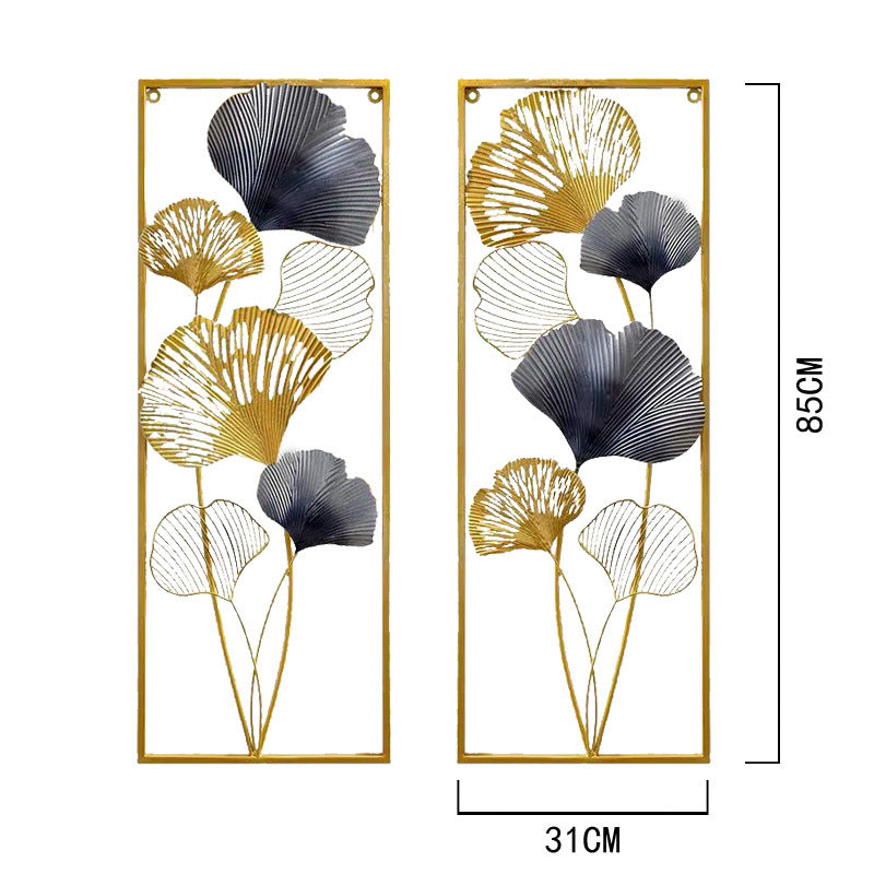 A Pair of Home Wall Hangings, Creative Iron Wall Hangings, Stereo Wall Hangings, Living Room Background Wall Decorations
