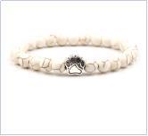 Direct manufacturer, popular on AliExpress: 8mm tiger eye stone, white turquoise, dog paw transparent elastic cord bracelet