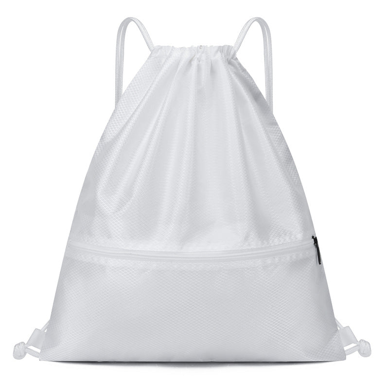 Lightweight Drawstring Backpack Large Capacity Unisex Sports Drawstring Bag Waterproof Foldable Bag