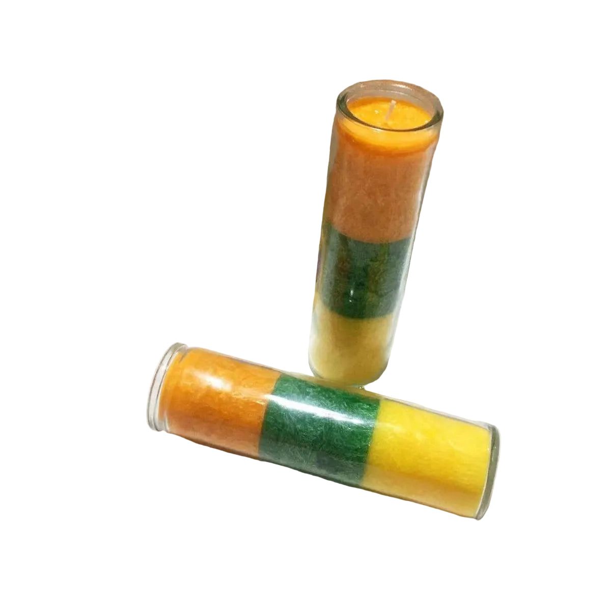 Rainbow Aromatherapy Meditation Yoga Candles Colorful Single-Color Cylindrical Wax