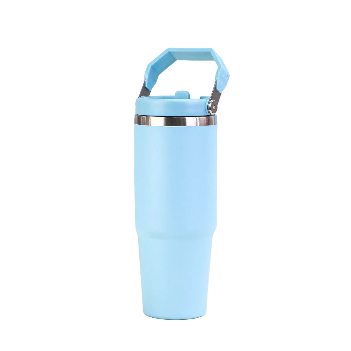 Portable Ice Cup 304 Stainless Steel  890ml  Large Capacity Thermos Cup Outdoor Portable with Handle for Car