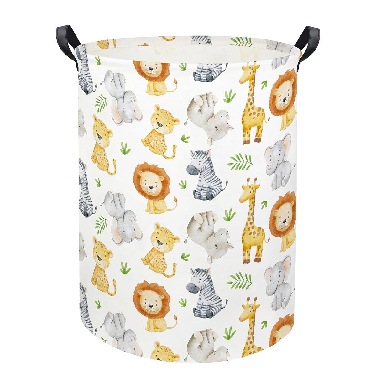 Amazon Temu Cross-Border Floral Laundry Basket Oxford Cloth 600 Toy Storage Bucket Packaging Size 27*28*4