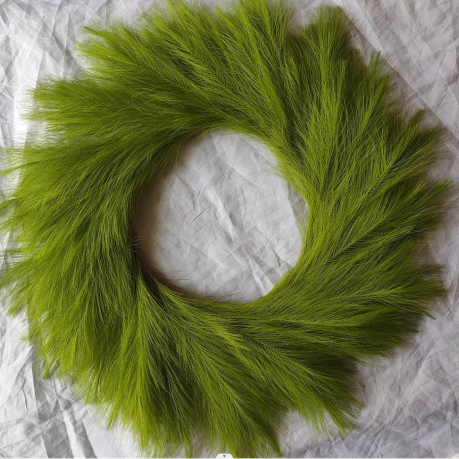 Pop Reed Grass Wreath Nordic ins Wedding Decoration Amazon Cross Border in stock Supply Simulation Wreath