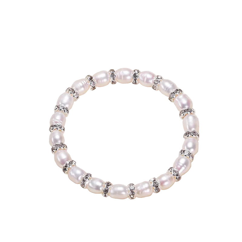 Children's Bracelet Female Princess Beaded Cartoon Children Girl Baby  Student Freshwater Pearl Accessories
