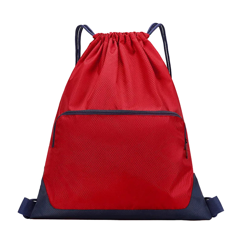 Waterproof Large Capacity Sports Fitness Bag Men's and Women's Travel Drawstring Pocket Backpack Basketball Bag Training Student Bag