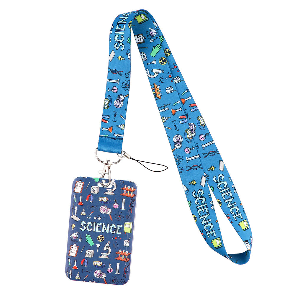 Doctor Pills Cat Mobile Phone Lanyard Card Set Combination Bus Card Factory Brand Work Medical Lanyard Campus Card Pendant