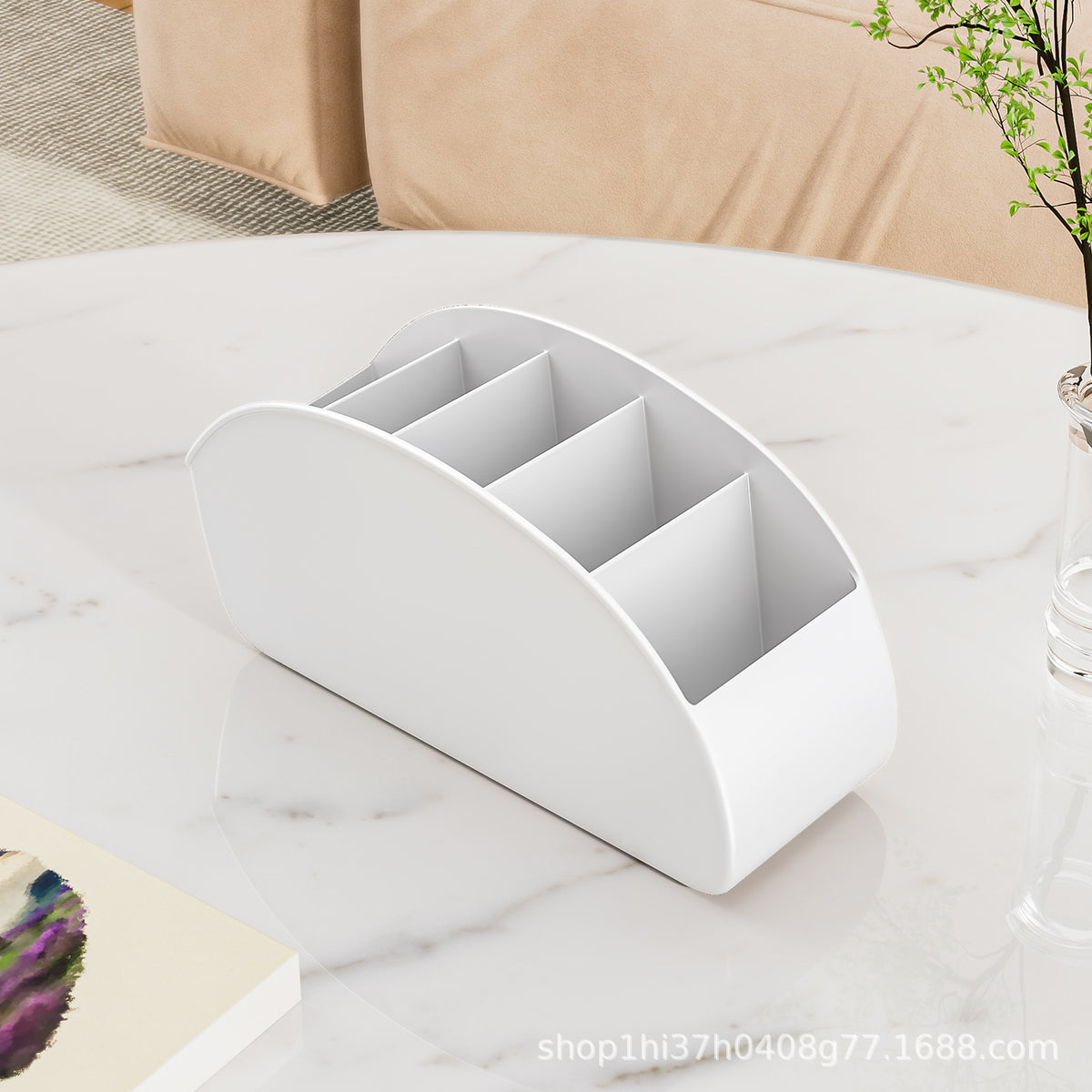 Desktop Living Room Remote Control Storage Box Bedside Table /Storage Cosmetics Tool Storage Box