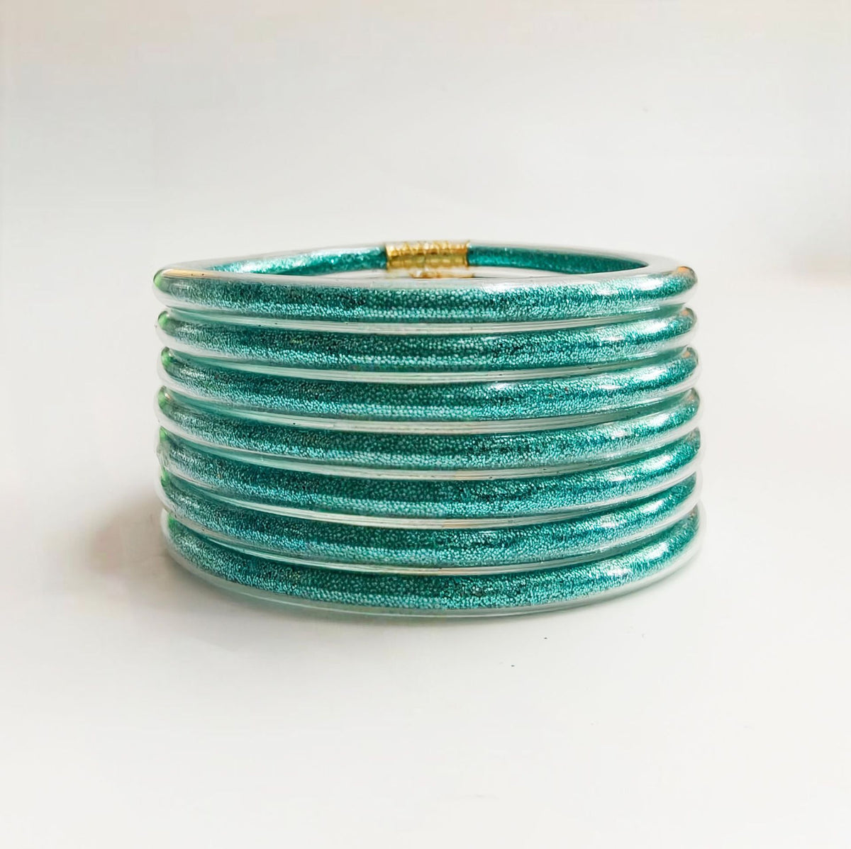 43 Colors Amazon Best-Selling 7-Layer Silicone Rainbow Glitter Bracelet Ribbon Set Women's Bow Glitter Bracelet