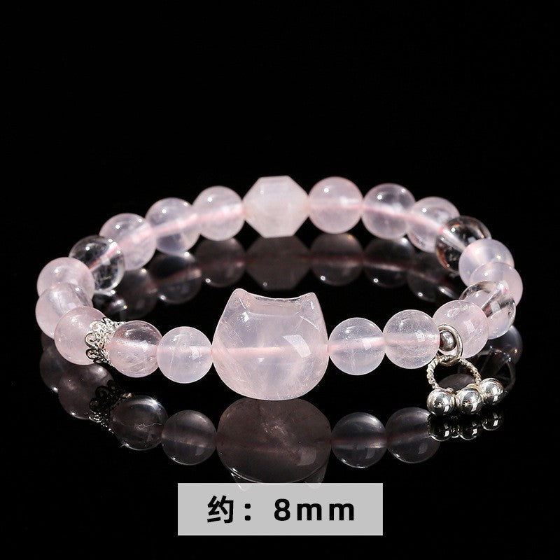 Jingdong Jewelry Natural Crystal Bracelet Jade New Chinese Style Fresh Tassel Bracelet for Girls and Best Friends Agate Bracelet