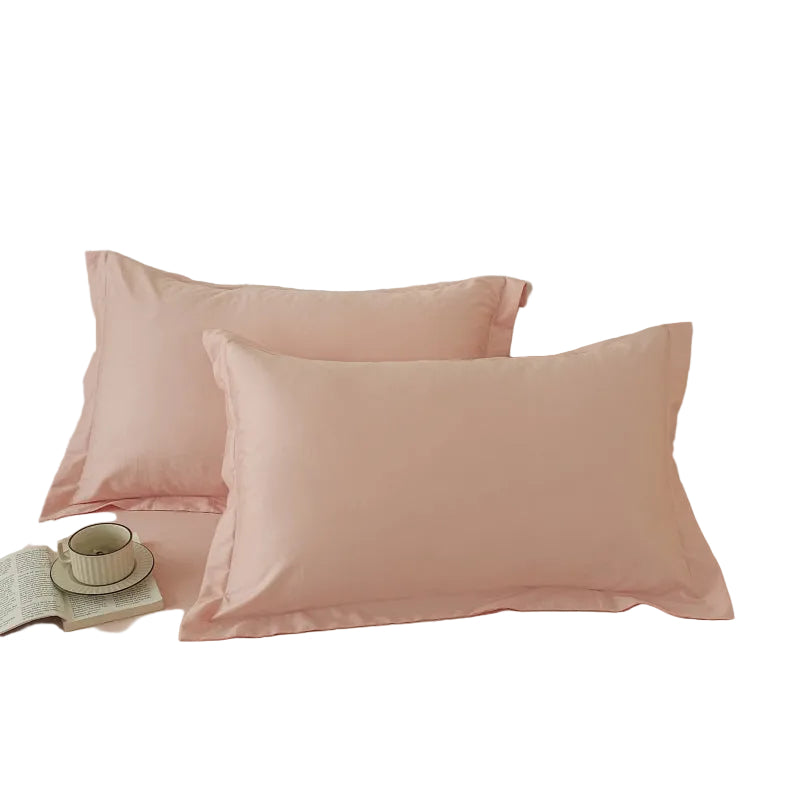 Pure Cotton Solid Color Pillowcase 50X80Cm Pure Cotton Pillowcase Set of 2 40X60Cm Single Student Pillowcase Gray