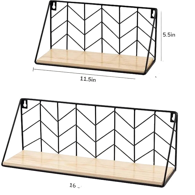 Iron grid storage rack for kitchen and bathroom partition shelf wall-mounted decorative plant stand