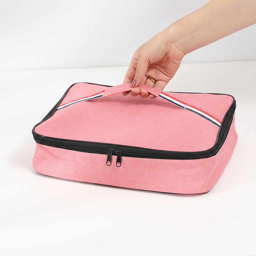 Lunch box insulation bag Bento student aluminum foil thickened portable work compartment plate handbag