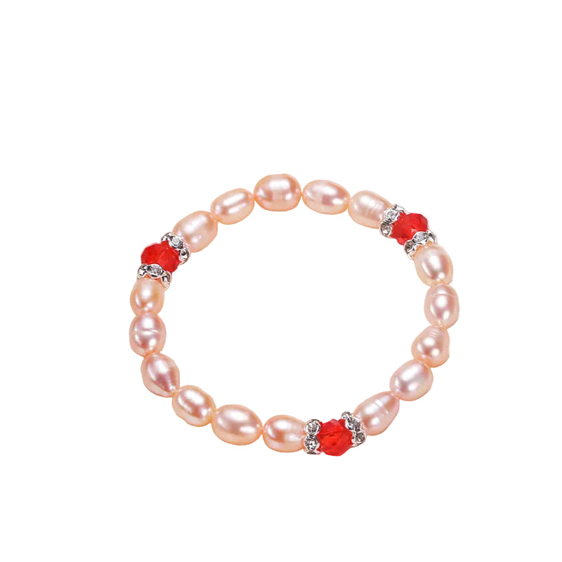Children's Bracelet Female Princess Beaded Cartoon Children Girl Baby  Student Freshwater Pearl Accessories