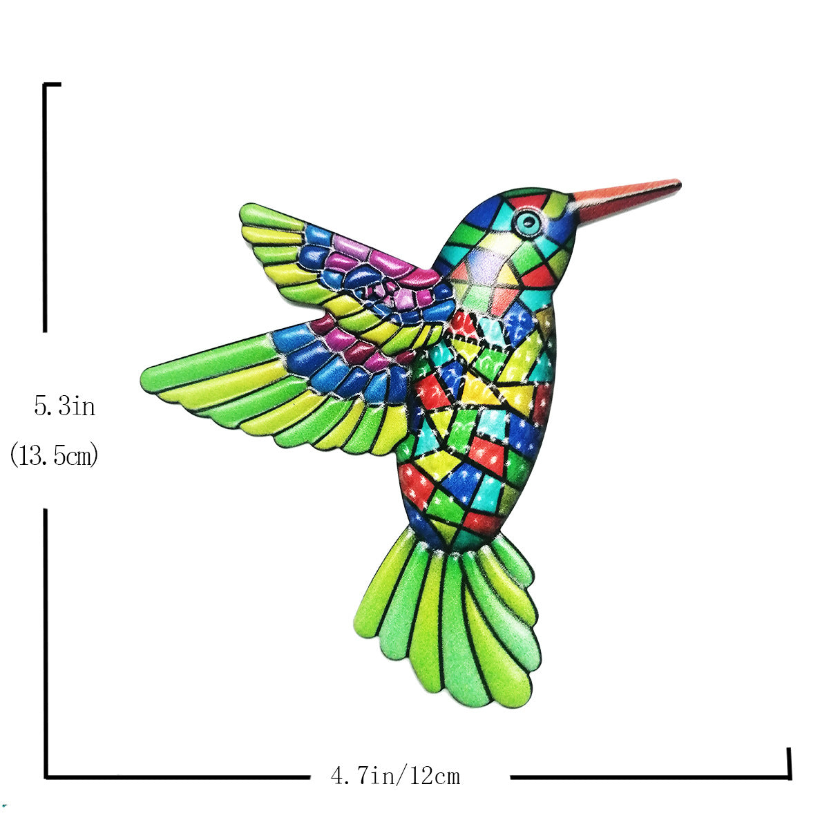 New Amazon Iron Hummingbird Home Wall Hanging Hardware Crafts Pendant Metal Decorations Garden Decoration