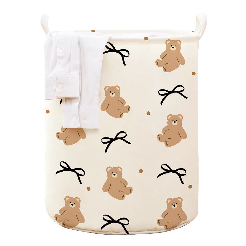 Large Cotton and Linen Dirty Laundry Basket for Home Use, Foldable Trendy Dirty Laundry Basket for Bathroom and Dormitory, Laundry Storage Bin for Dirty Clothes