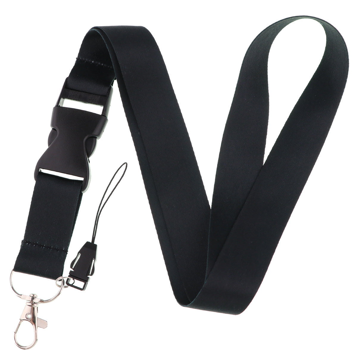 Twelve-Color Mobile Phone Lanyard, Hard-Shell Card Holder for Id, Camera, Keys, Work Badge, and Bus Pass