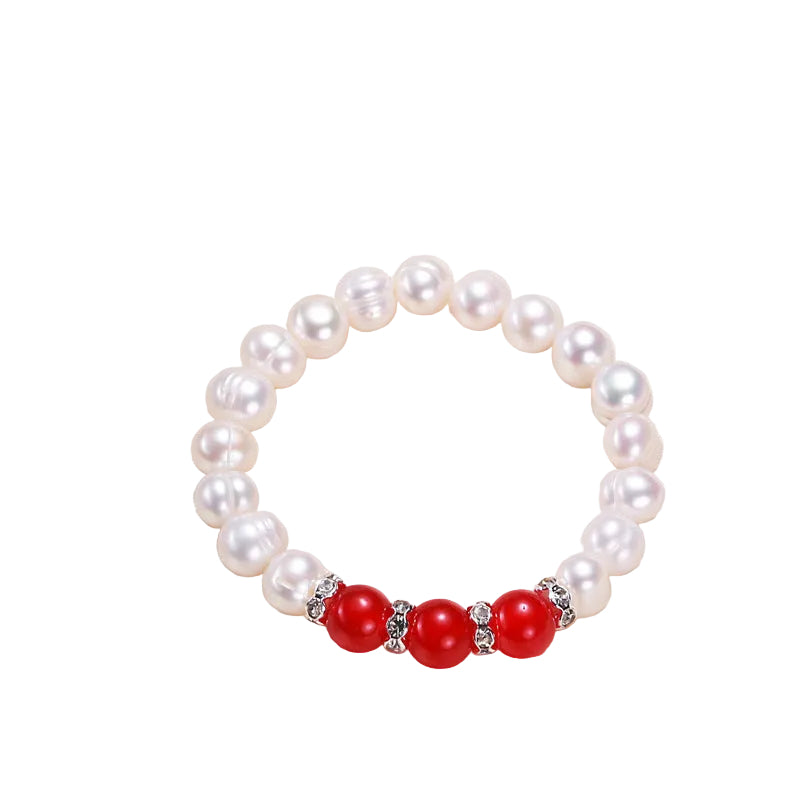Children's Bracelet Female Princess Beaded Cartoon Children Girl Baby  Student Freshwater Pearl Accessories