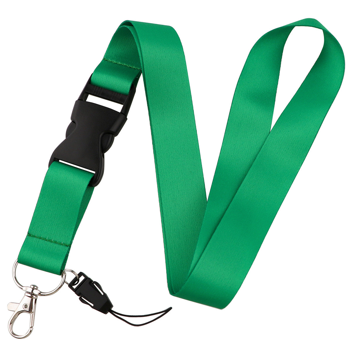 Twelve-Color Mobile Phone Lanyard, Hard-Shell Card Holder for Id, Camera, Keys, Work Badge, and Bus Pass