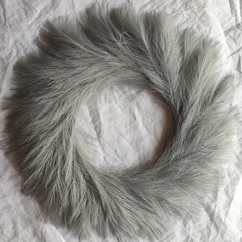 Pop Reed Grass Wreath Nordic ins Wedding Decoration Amazon Cross Border in stock Supply Simulation Wreath