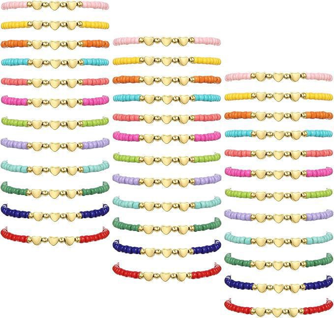 Mixed-Color Beaded Seed Bead Set Children's  Jewelry DIY Letter Friendship Bracelet