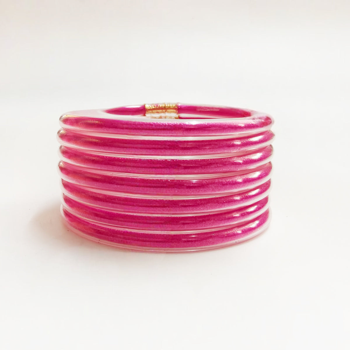 43 Colors Amazon Best-Selling 7-Layer Silicone Rainbow Glitter Bracelet Ribbon Set Women's Bow Glitter Bracelet