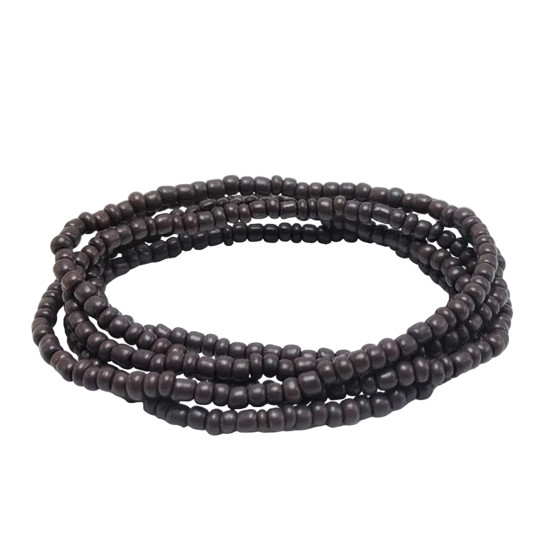 Body Chain with Glass Seed Beads, Fashionable Magic Hand Fish Pendant Accessories, Elastic Handmade Beaded Jewelry Waist Chain