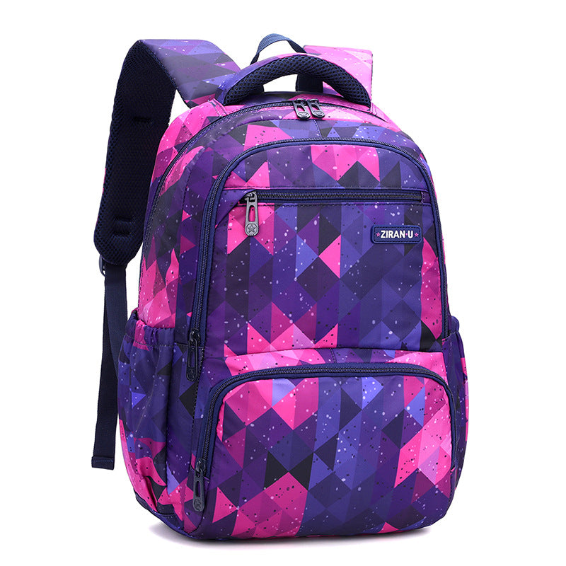 Cross-border explosions natural fish new student schoolbag grade 4-6 boys and girls backpack printing generation