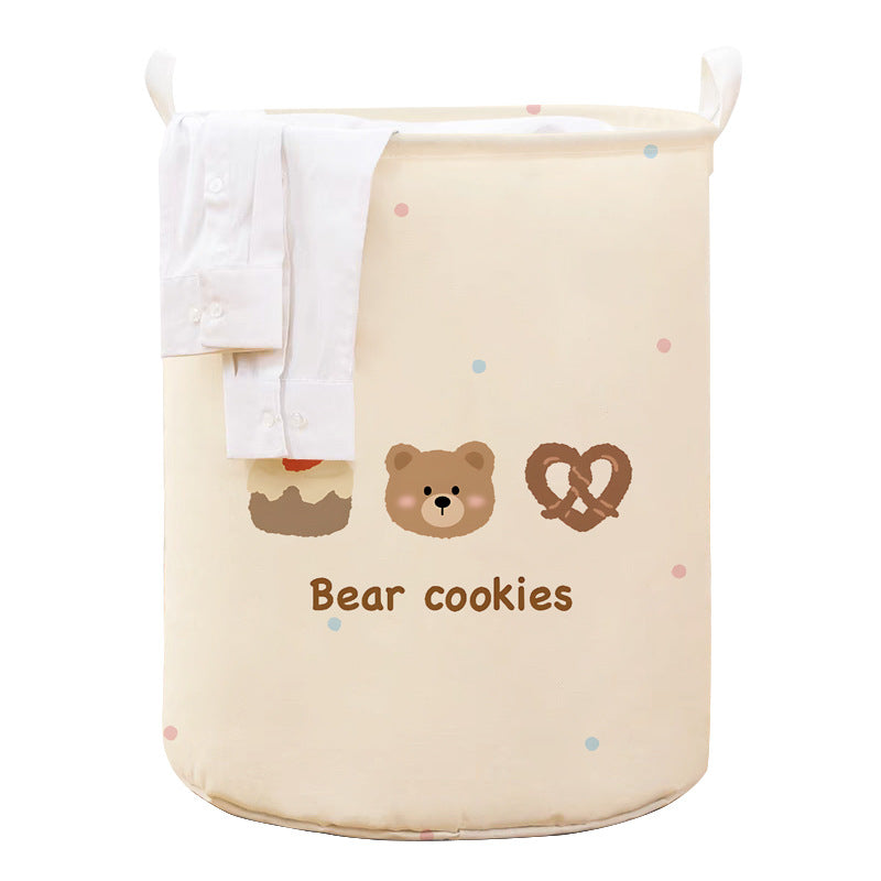 Large Cotton and Linen Dirty Laundry Basket for Home Use, Foldable Trendy Dirty Laundry Basket for Bathroom and Dormitory, Laundry Storage Bin for Dirty Clothes