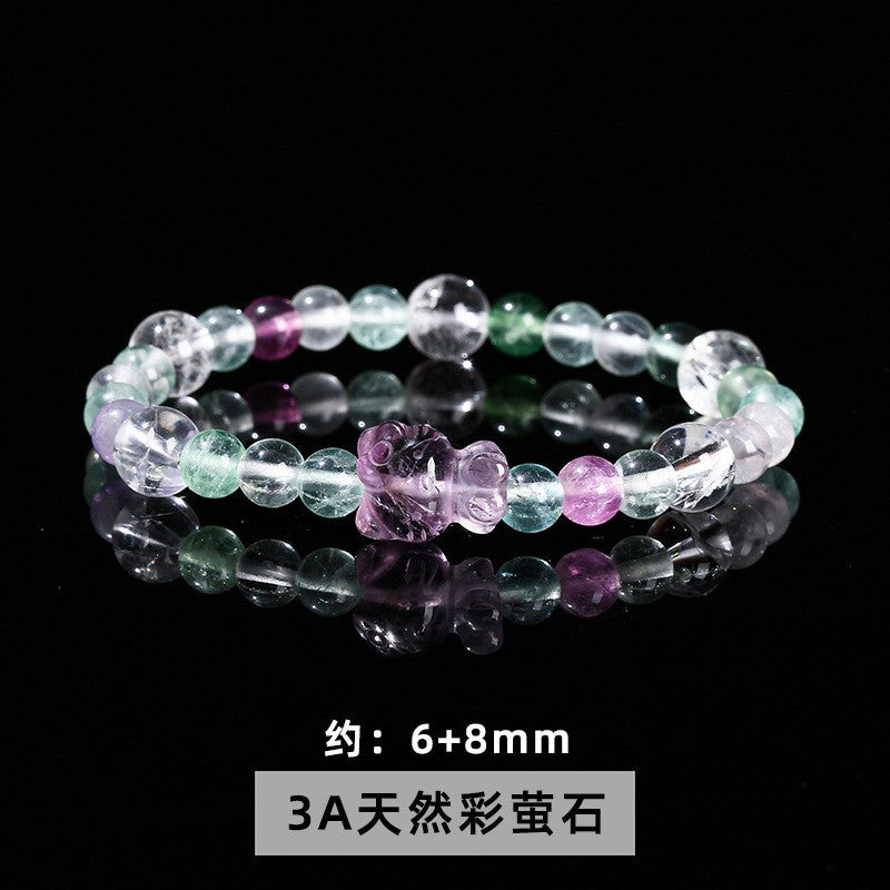 Jingdong Jewelry Natural Crystal Bracelet Jade New Chinese Style Fresh Tassel Bracelet for Girls and Best Friends Agate Bracelet