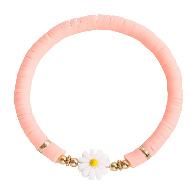 Beach Daisy Soft Pottery Flower Colorful Bracelet Casual Accessories Hand Jewelry