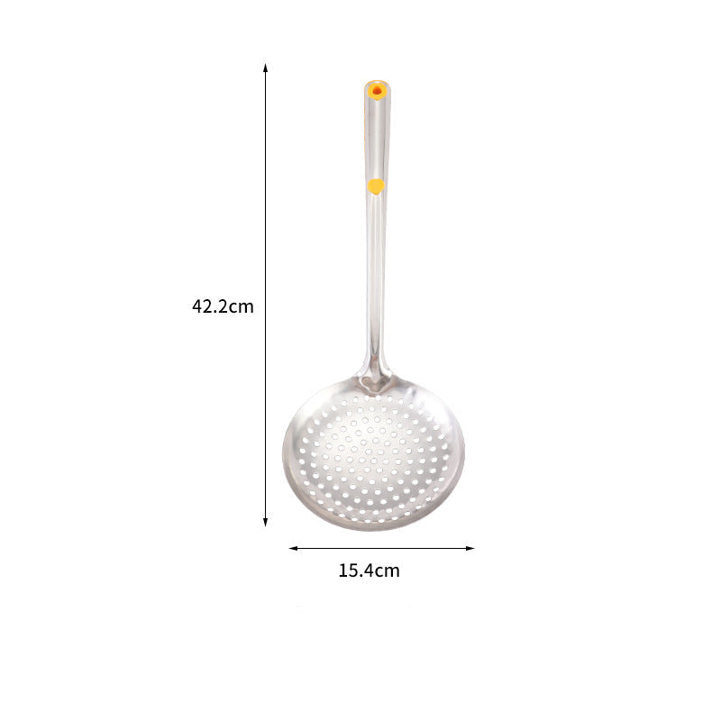Stainless Steel Cooking Spoon Skimmer Hot Pot Spoon Household Kitchen Utensils Skimmer Set Cooking Spatula