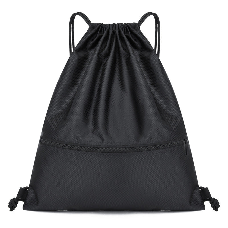 Lightweight Drawstring Backpack Large Capacity Unisex Sports Drawstring Bag Waterproof Foldable Bag