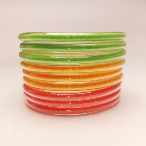 Amazon Best Selling Pvc Silicone Tube Gold Powder Bracelet Jelly Bangles Bracelet Cross-Border 9-Layer Bracelet Mix