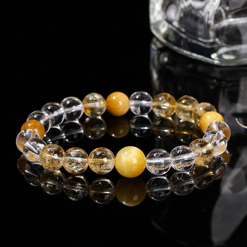 Jingdong Jewelry Natural Crystal Bracelet Jade New Chinese Style Fresh Tassel Bracelet for Girls and Best Friends Agate Bracelet
