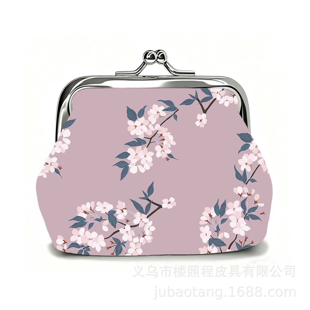 Hot Selling Fresh Floral Coin Wallet Cute Student Small Wallet Girl Mouth Gold Bag Iron Buckle Key Bag Coin Purse