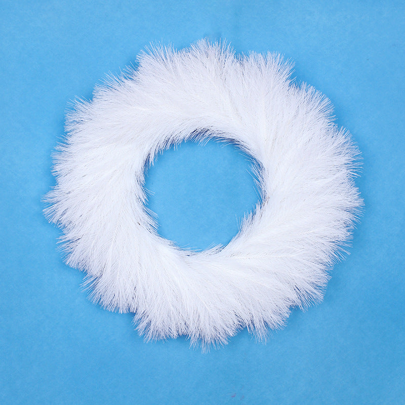 Pop Reed Grass Wreath Nordic ins Wedding Decoration Amazon Cross Border in stock Supply Simulation Wreath