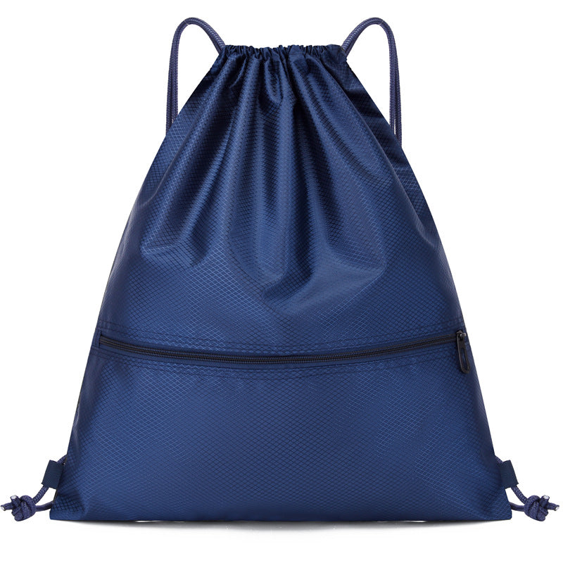 Lightweight Drawstring Backpack Large Capacity Unisex Sports Drawstring Bag Waterproof Foldable Bag