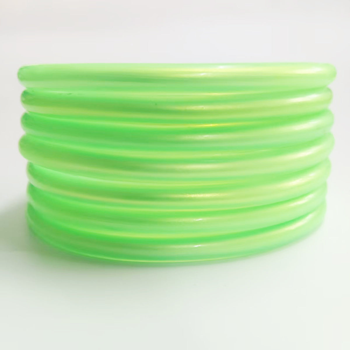 7-Layer Plastic Silicone Bracelets Gold Foil Jelly Bangles Multi-Layer Silicone Gold Foil Paint Bracelets Factory Direct Sales