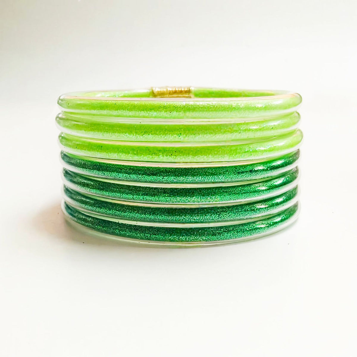 43 Colors Amazon Best-Selling 7-Layer Silicone Rainbow Glitter Bracelet Ribbon Set Women's Bow Glitter Bracelet