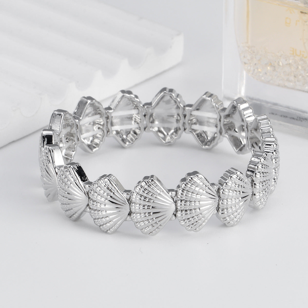 Fashionable Girls' Beach Bracelets, Non-Fading Bracelets, High-End Women's Hand Jewelry, European and American Niche Design Bracelets