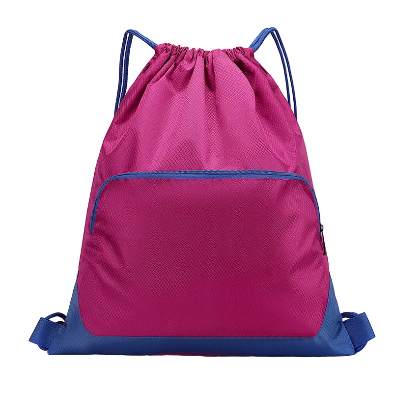 Waterproof Large Capacity Sports Fitness Bag Men's and Women's Travel Drawstring Pocket Backpack Basketball Bag Training Student Bag