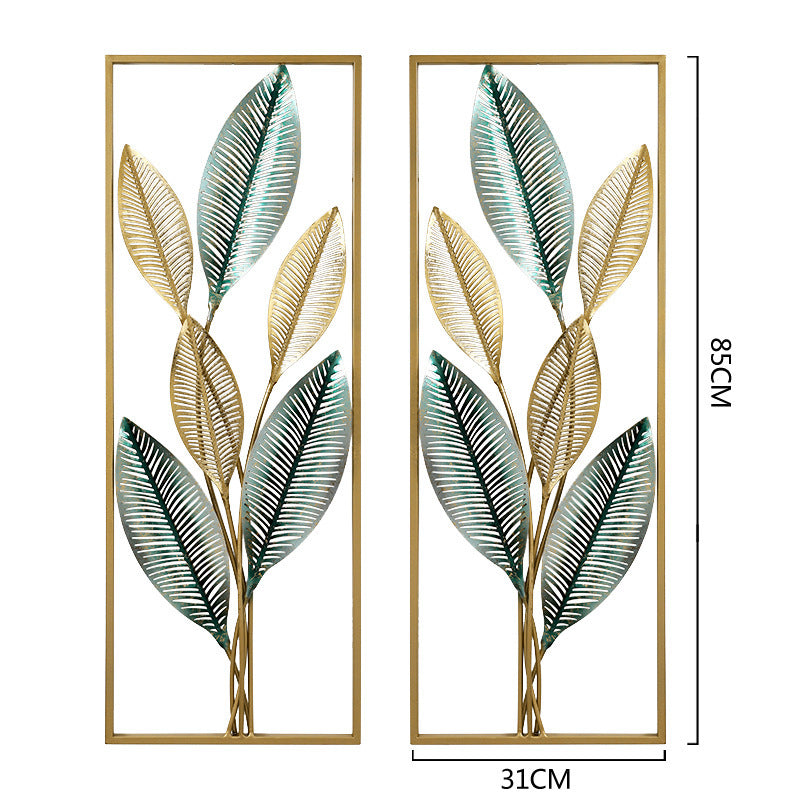 A Pair of Home Wall Hangings, Creative Iron Wall Hangings, Stereo Wall Hangings, Living Room Background Wall Decorations