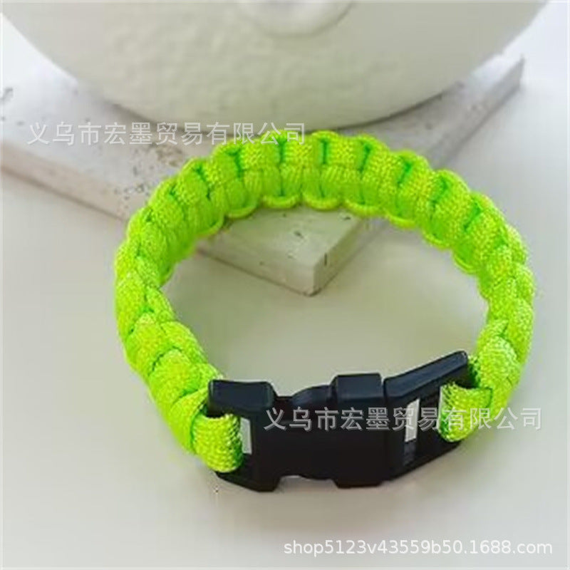 Umbrella Rope  Outdoor Lifesaving Emergency Camping Seven-core Umbrella Rope Hand-woven Gift Climbing Bracelet