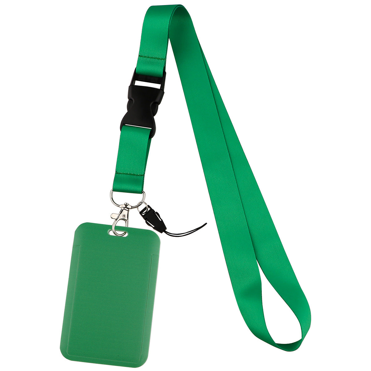 Twelve-Color Mobile Phone Lanyard, Hard-Shell Card Holder for Id, Camera, Keys, Work Badge, and Bus Pass